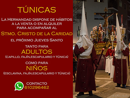 Hábitos de nazareno a la venta o en alquiler.