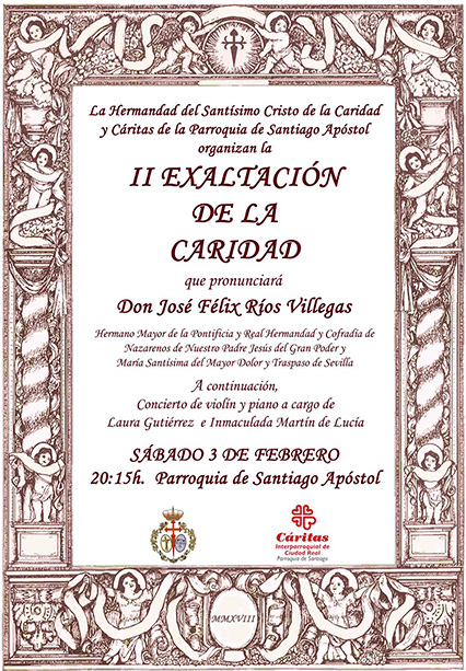 II EXALTACION DE LA CARIDAD