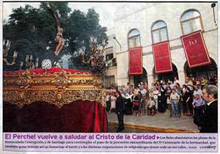 Crónica de la salida extraordinaria con motivo del IV Centenario. La Tribuna de Ciudad Real 16-9-2012